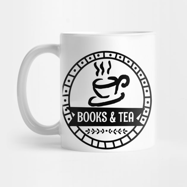 Books & Tea - Gift Idea for Readers and Tea Lovers by TypoSomething